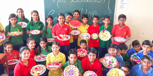 Creating a bond of love: Rakhi Making, Thali Decoration and Singing Competition